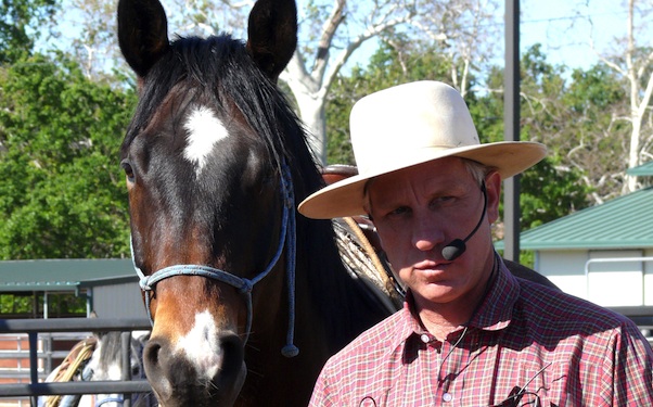 Horsing Around With “Buck” (photo)