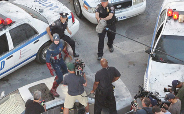 “The Avengers” set photo roundup: Explosions, villains, and guns, oh my! (photo)