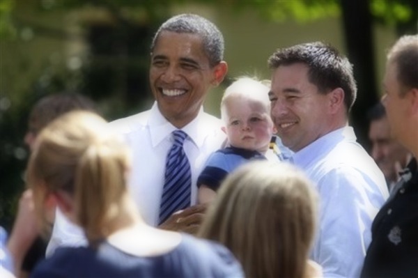 Onion News Network: President’s Approval Rating Soars After Punching Wall Street Banker in Face (photo)