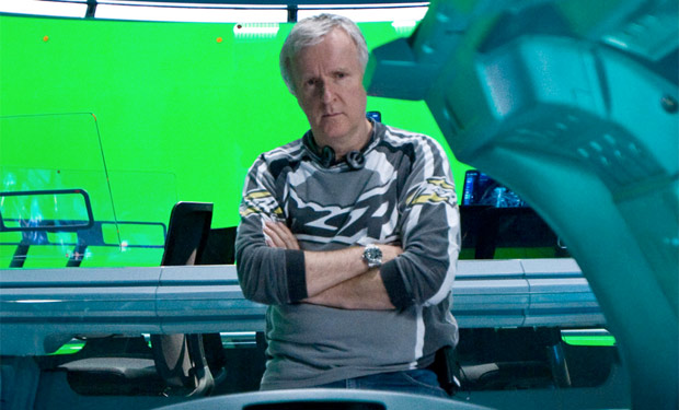 Image result for james cameron on set