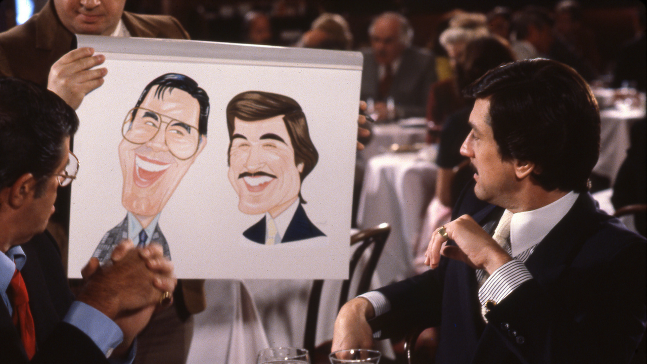 Robert De Niro and Jerry Lewis in The King of Comedy (1982)