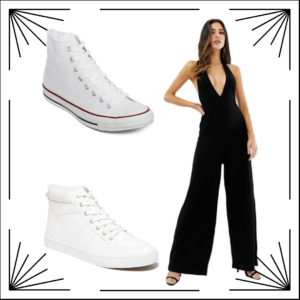 jumpsuit and converse